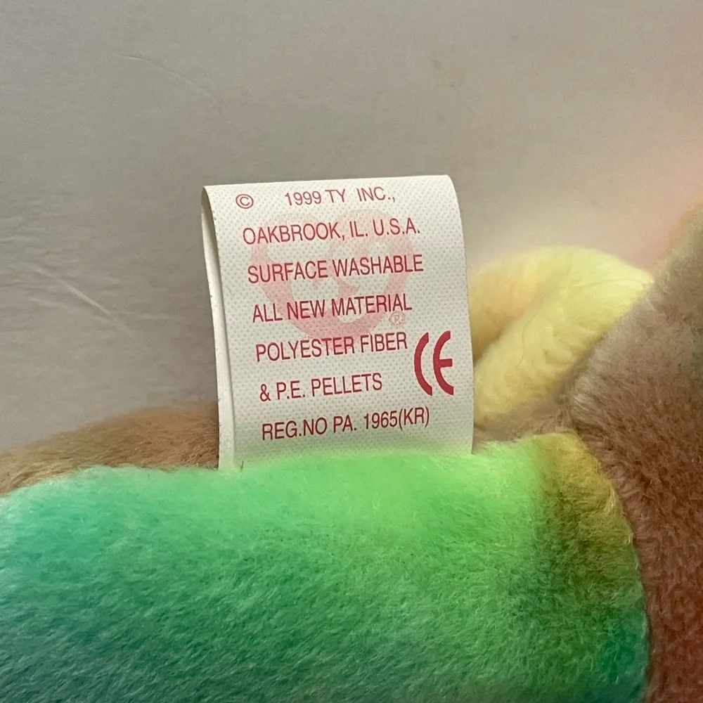 TY Beanie Baby Babies 1998 / 1999 “Sammy” the Bear *RARE* with Errors *Retired*